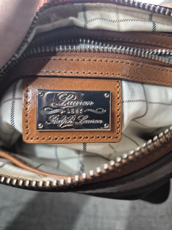 Ralph Lauren Handbags - Ralph Lauren Brown Leather Crossbody Bag